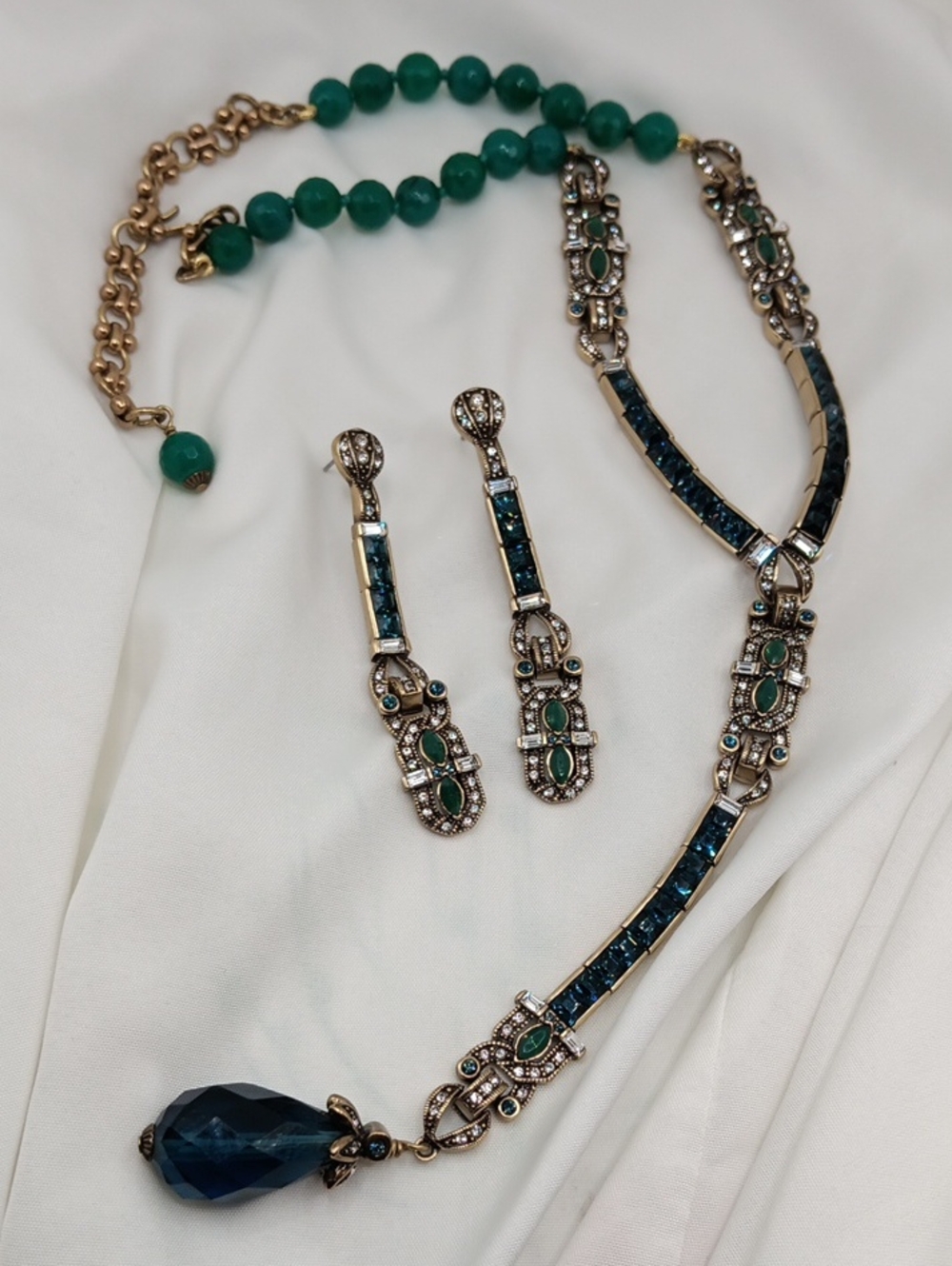 Heidi Daus Mint Demi Parure Jewelry Set